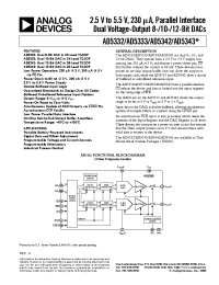 Datasheet AD5326 manufacturer Analog Devices